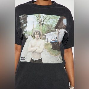 NWT JACK HARLOW GRAPHIC TEE, WASHED BLACK, VARIOUS SIZES